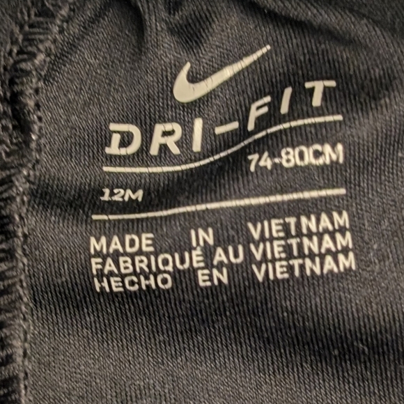 Nike Gray and Black Dri-FIT Kids Set 12 Months - Picture 5 of 6